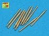 Aber 1:700L-18 Set of 9 pcs 406 mm barrels for ships: Nelson, Rodney 1/700